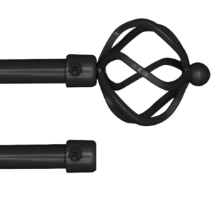 Decorator’s Dream Extendable Double Curtain Rod-B19160