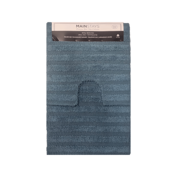 Mainstay 2pc Bathmat Set-Chain - Image 2