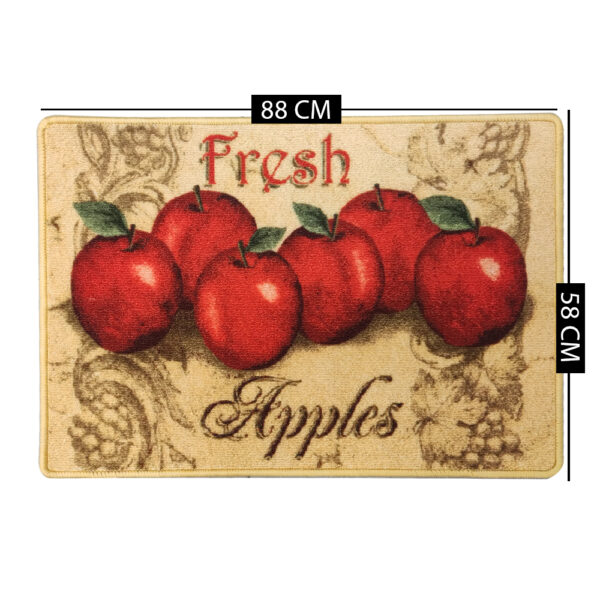 Home Beauty Kitchen Mat Set-Fresh Apples