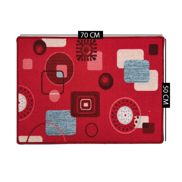 Home Beauty Kitchen Mat Set-Squares and Circles.