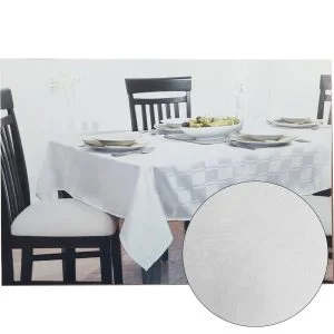 Sabrina Penny Jacquard Tablecloth