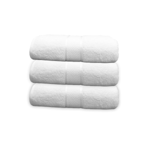 Mainstays Solid Bath Towel, White 