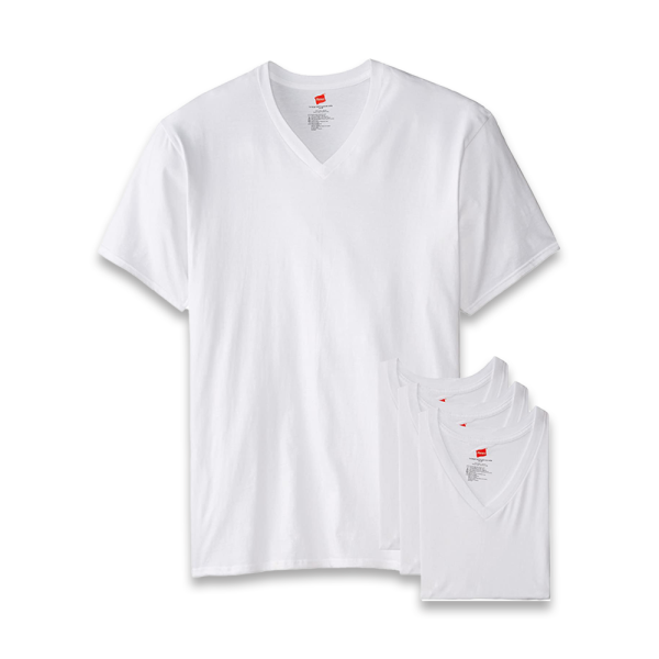 Men Hanes V-Neck T-shirt (Pack of 3) - Solomon Yufe and Company Limited