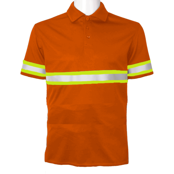 Men Drifit Polo with Reflective Tape - Image 4