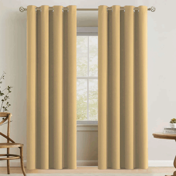 Home Trend Room Darkening Curtain Panel - Image 3