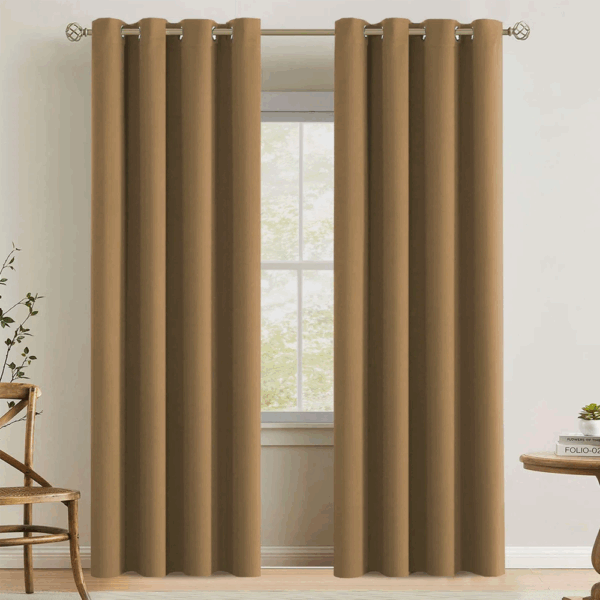 Home Trend Room Darkening Curtain Panel - Image 7