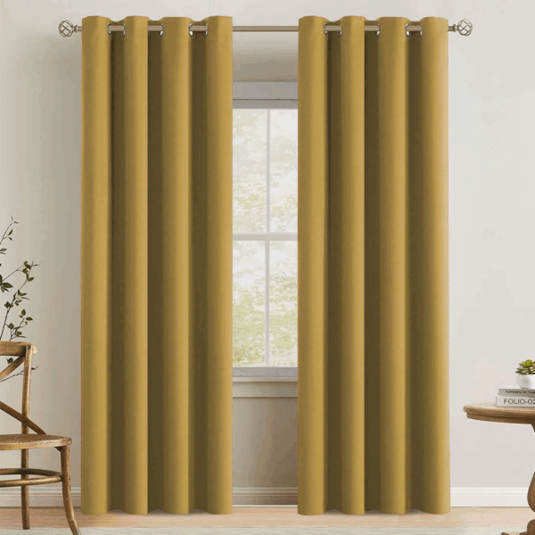 Home Trend Room Darkening Curtain Panel - Image 5