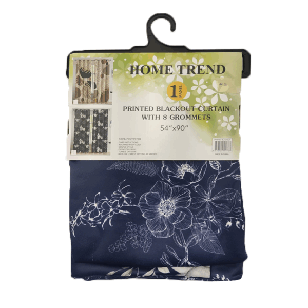 Home Trend Printed Blackout Curtain - Design #12 - Image 2