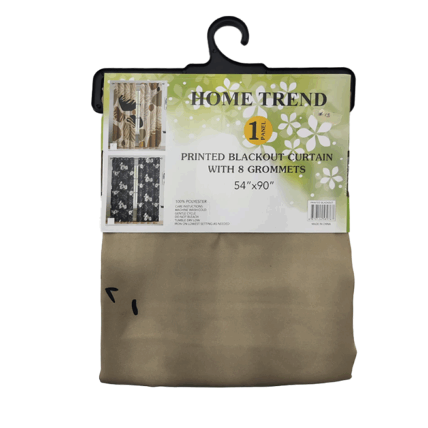 Home Trend Printed Blackout Curtain - Design #13 - Image 2