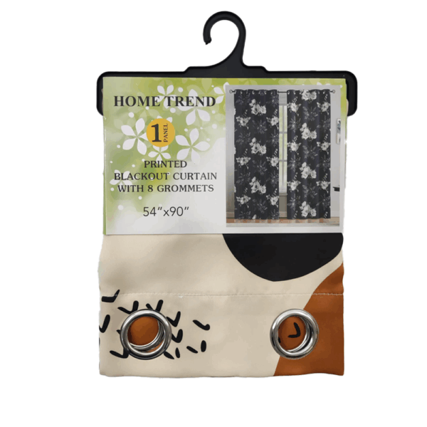 Home Trend Printed Blackout Curtain - Design #13 - Image 3