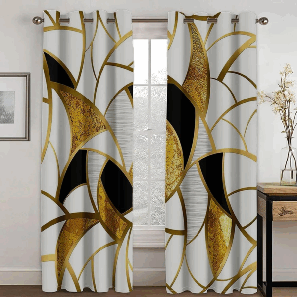 Home Trend Printed Blackout Curtain - Design #19