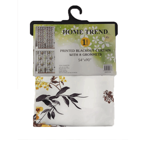 Home Trend Printed Blackout Curtain - Design #4 - Image 2