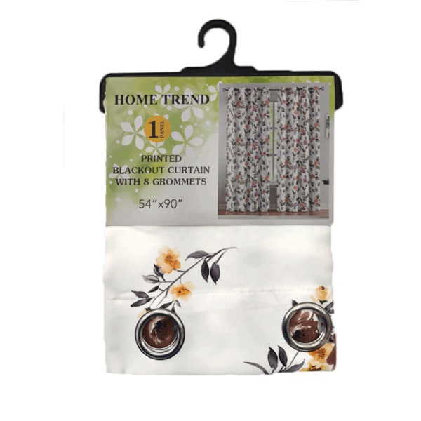 Home Trend Printed Blackout Curtain - Design #4 - Image 3