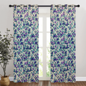 Home Trend Printed Room Darkening Curtain –Design #715A
