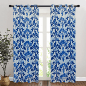 Home Trend Printed Room Darkening Curtain –Design #740A