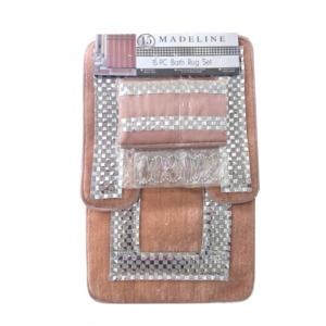 15pc Bathmat Set - Madeline