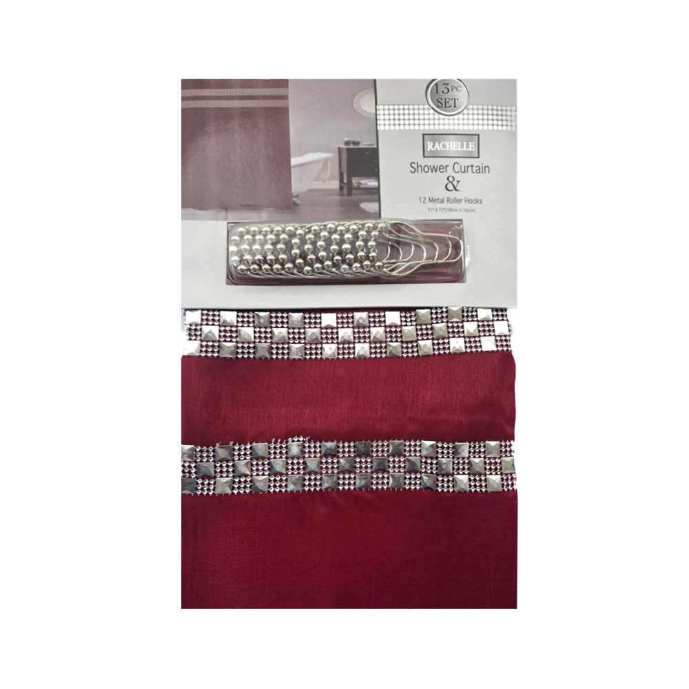 Rachelle 13pc Shower Curtain Set - Image 4