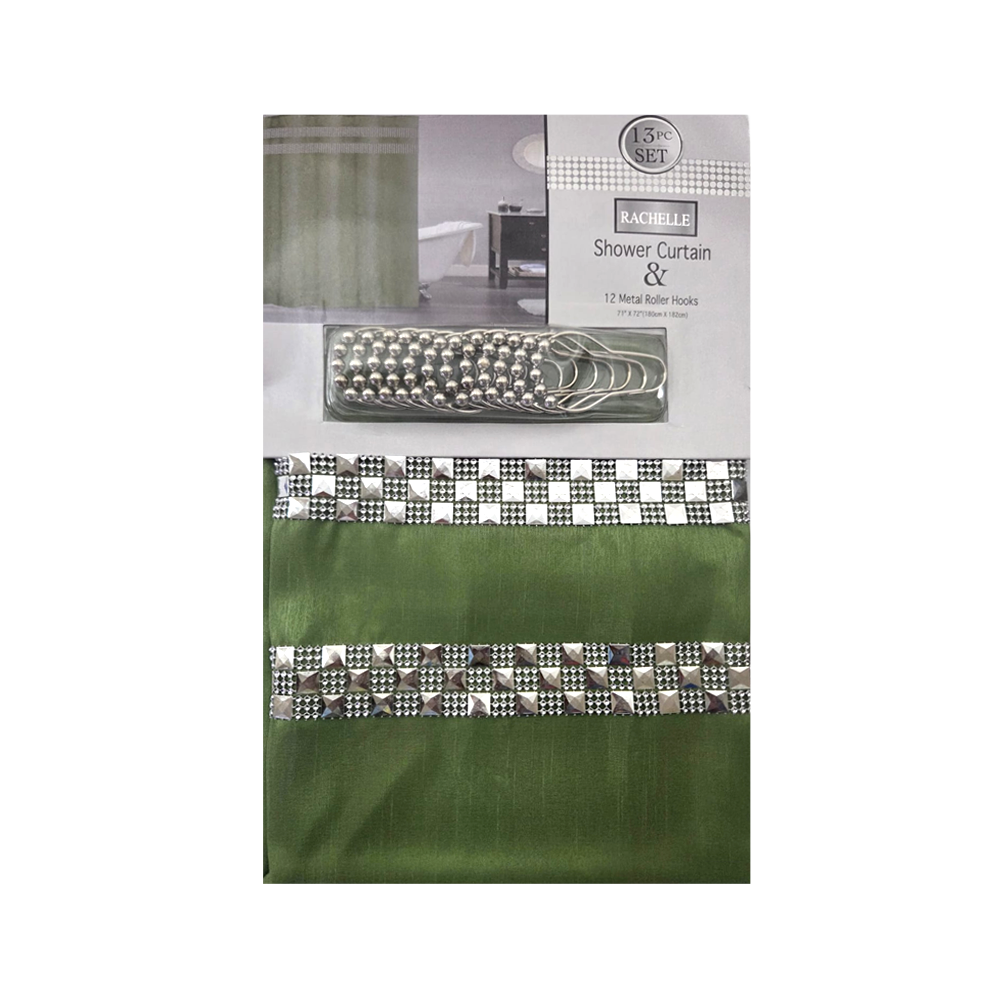 Rachelle 13pc Shower Curtain Set - Image 8