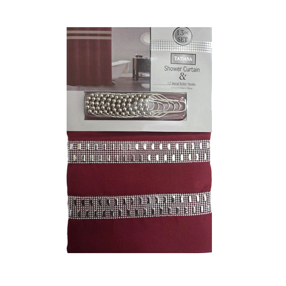 Tatiana 13pc Shower Curtain Set - Image 4