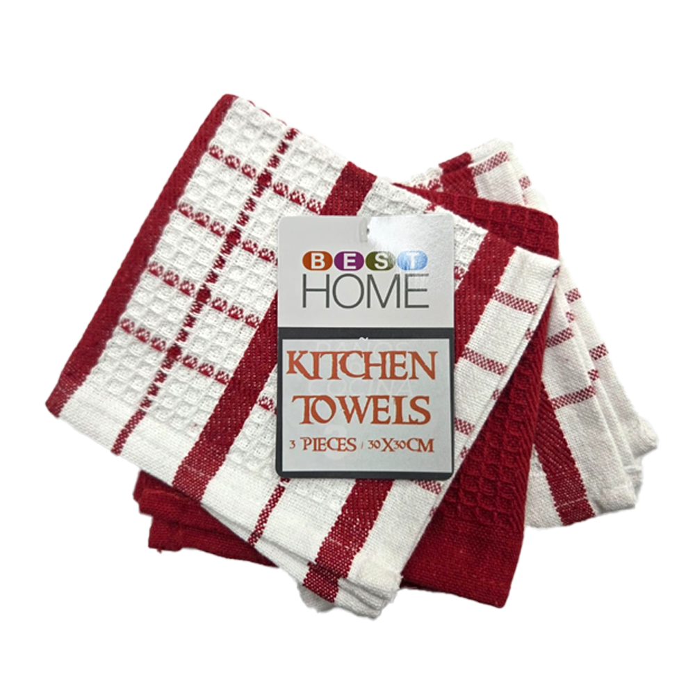 Best Home 3pc Dish Cloth - Image 4